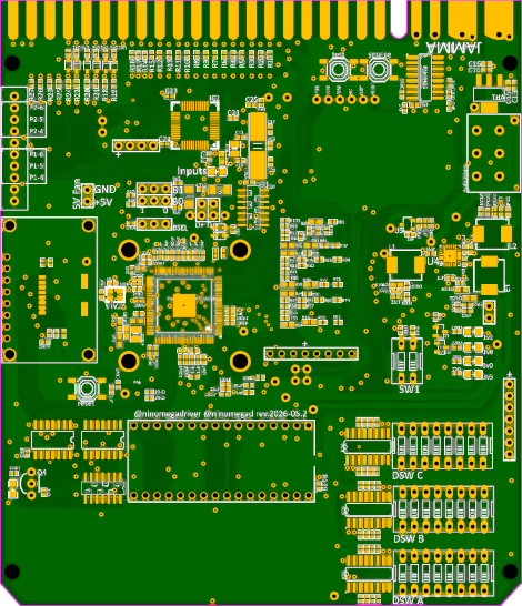 Placa base JAMMA MegaDouglas