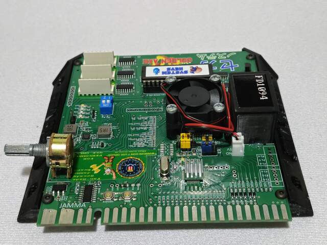 Placa Completa Montada (Vista da Jamma)